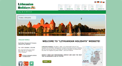 Desktop Screenshot of lithuanianholidays.lt